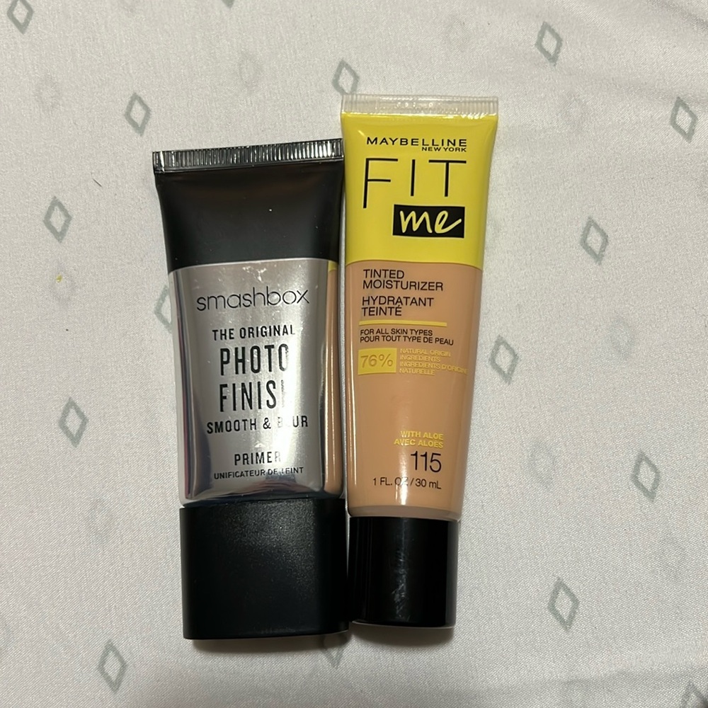 Primer and tinted moisturizer